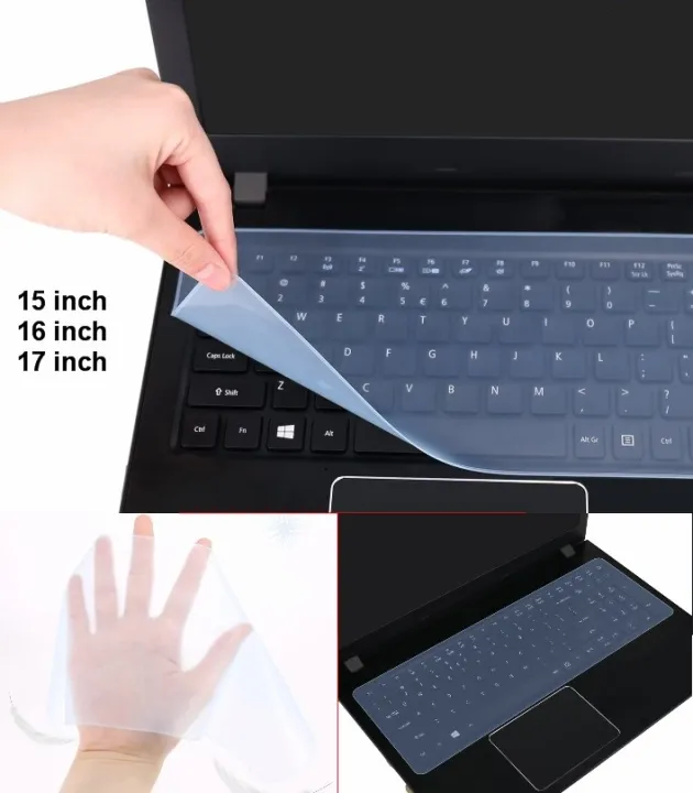 Universal%2015%20inch%20Laptop%20Keyboard%20Protection%20Silicone%20Cover%20Film%20-%20Image%203