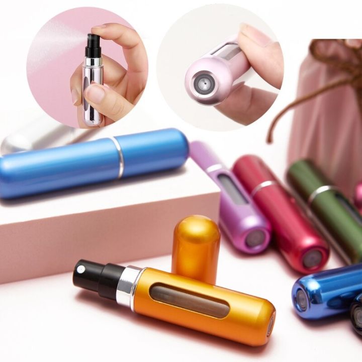 5Ml Mini Refillable Perfume Atomizer Bottle, Refillable Perfume Spray, Scent Pump Case, Perfume Atomizer Refillable Travel