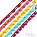 6.5 Yards/Gaz Elegant Premium Embroidery Shuttle Lace - Versatile Decorative Shuttle Lace for Dresses, Kurtis, Dupattas, Sarees, Lehengas, Borders & Craft Projects | Elegant Fabric Trim for Sewing & Designing. 