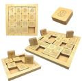 Wooden Number Tiles Puzzle Game – Educational 8, 15, and 24-Digit Moving Puzzle Toy for Kids and Adults – Perfect for Family Fun and Early Learning!. 