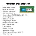 Crucial DDR4 RAM For Laptop 8GB DDR4 RAM 8GB SO-DIMM RAM. 