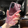For OPPO A95 Back Cover Luxury Shiny Glitter Gold Foil Space Starry Cases Clear Soft Silicone Bumper Full Protection Mobile Phone Case for Girls Boy. 