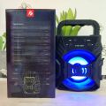 KTS 1057 Portable Bluetooth Speaker RGB Lighting Portable Wireless Speaker for Mobile Rechargeable Speaker with FM Radio USB SD Memory Card Mp3 Player Supported. 