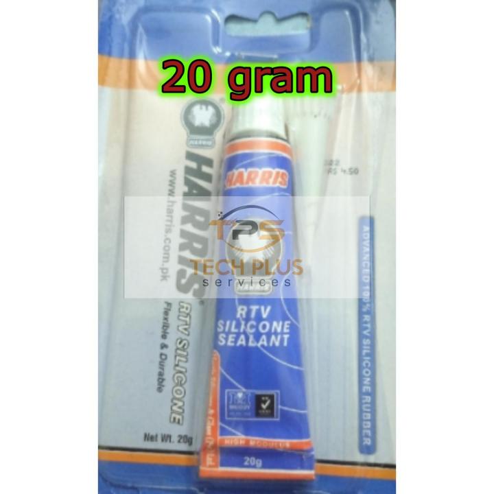 Transparent Color, HARRIS RTV Silicone Sealant 50g Tube and 20g tube Best To Stop Water Leakage And To Fill Empty Spaces etc