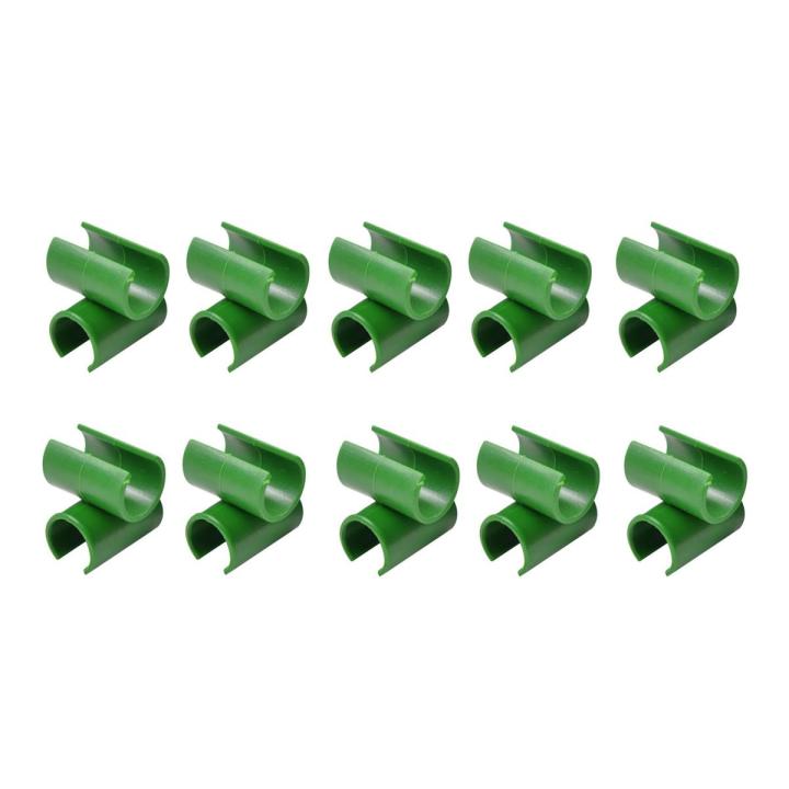 10Pcs Multifunctional Cross-Type Rotatable Plastic Fixed Clamp Connector Plant Fastener for Greenhouses