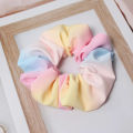 Large Rainbow Hair Scrunchies Elastic Hair Bands Ponytail Holder Multicloured Oversized Scrunchie Hair Tie For Girl Women. 