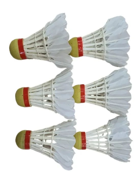 "Feathered%20Finesse:%20Pack%20of%2012%20Shuttlecocks%20for%20Tennis%20&%20Badminton%20Fun!"Pack%20of%2012%20Feather%20Shuttle%20Cocks%20Shuttle%20For%20Tennis%2012%20Piece%20playing%20Shuttle%20kids%20playing%20Shuttle%20Shuttlecocks%20Badminton%20Shuttlecocks%20Rockets%20Shuttle%20title%20-%20Image%203