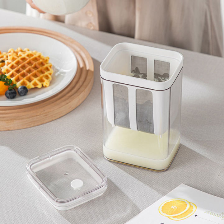 Yogurt Strainer, Round Large Capacity Efficient Yogurt Whey