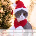New Christmas Cat Costumes Funny Santa Claus Clothes For Small Cats Dogs Xmas New Year Pet Cat Clothing Winter Kitten Outfits. 