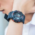(Ready Stock) G .Shock GA100 Men Watch Digital Sport Watch LED Display Water Resistant Shockproof and Waterproof World Time LED Auto Light Sports Wrist Watches GA-100-1A4 (copy original 1.1 premium). 