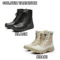 Stylish Shoe Security Guard Shoes Fashion Men Shoes Boots Combate Boots Walking Boots Leather Boots Antiskid Lace-Up Army Shoes Training Boots High Top Military Boots Swate Boots. 