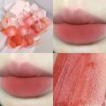 Cute Rabbit Matte Velvet Lipstick With Keychain Summer Lovely Bunny Lip Mud Non-stick Cup Red Lip Gloss Korean Makeup Cosmetics. 
