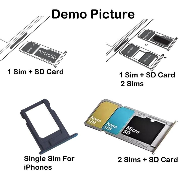 Samsung Note 9 Purple Dual Sim Card Tray And Micro SD Card Slot Holder