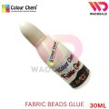Colour Chem Fabric Glue 30ml: Fast-Setting, Permanent Bond for Fabric and Embellishments Crystal Clear Fabric Glue: Waterproof Adhesive for Versatile Applications. 