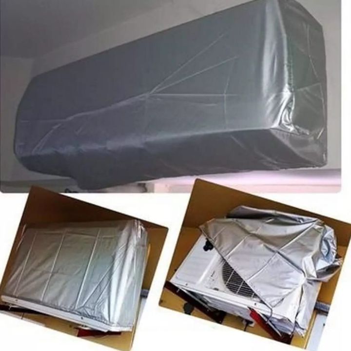 AC Cover 1 ton Dust Cover for Indoor & Outdoor Unit 1 Ton Water proof and Parachute Fabric