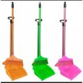 Broom - Broom Stick - Broom Stick with Dust Pan - Broom and Dust Pan Set- Jharu Supri  Set 3.5 - 4 feet length [Multicolors]. 