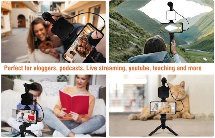 AY-49%20Tripod%20Vlogging%20Kit%20Smartphone%20Vlog%20LED%20Light%20Live%20Streaming%20Microphone%20Video%20Making%20Kit%20-%20Image%207