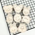Kpop idol Stray Kids Cookie Cutter Kawaii Biscuit Mould Cartoon Cookie Cutter SKZ 3D Pressable Cake Decorag Tool. 