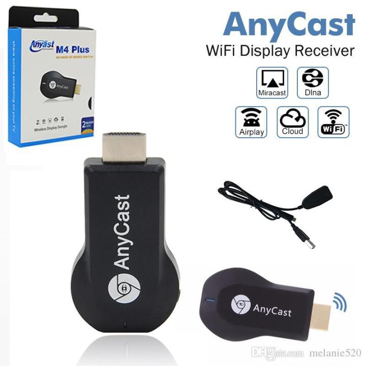 AnyCast M4 Plus Wireless WiFi Display Dongle Receiver 1080P HD Interface TV Stick DLNA Airplay Miracast| Shopikbuzz