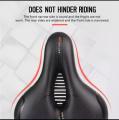 Bicycle Seat, Big Butt Saddle Bicycle Saddle, Mountain Bike Seat Bicycle Accessories Shock Absorber, Spring Saddle Bike thickened Soft Comfortable Breathable Hollow Cycling Seat. 