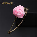 HIGH QUALITY Silk Rose Flower Groom Boutonniere Man Corsage Suit For Wedding Party Decoration. 