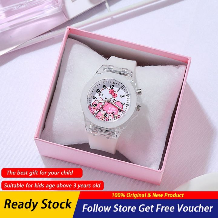 [Without Box]Hello Kitty LED Digital Watch for Children Life