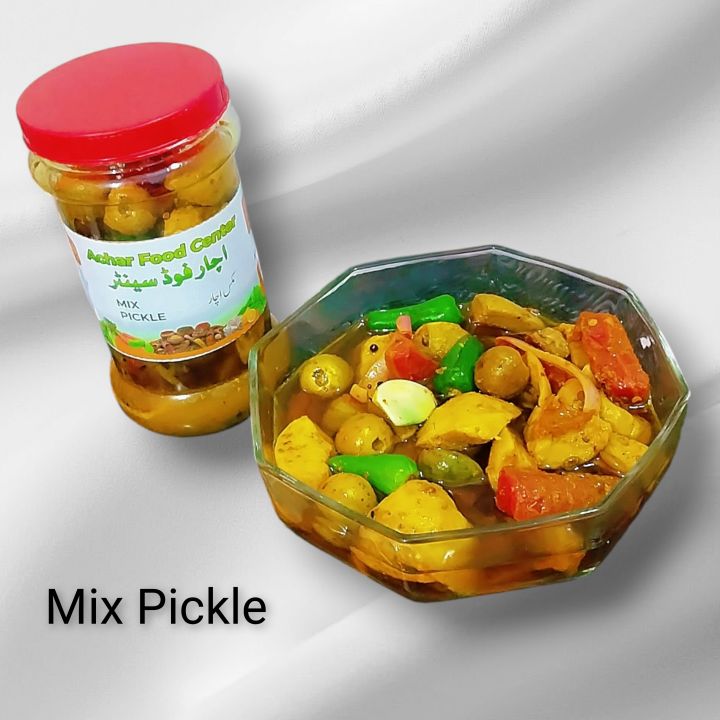 Home made Mixed Pickle in Mustard Oil / Mix Pickle / Mix Achar / Mix Vegetable Achar / Mix Vegetable Pickle (400g)
