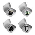 Metal Containers-12 Pack Metal Tin Box Mini Portable Box Containers for Drawing Pin, Bead Earring Jewelry Storage. 