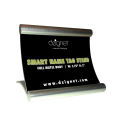 Aluminum Metal Tabletop Sign Holder Desk Name Plate Sign Holder. 
