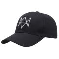 Game Watch Dogs Baseball Cap Cosplay 3D Bone Embroidery Adjustable Cotton Sun Hat Unisex Outdoor Sports Costume Prop.. 