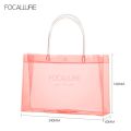 FOCALLURE PVC Handbag Gift bag Waterproof Travel Ultra-portable Makeup bag. 