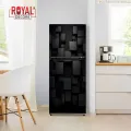 Royal Golden Shade Decorative Fridge Stickers, Door Wrap, Self-adhesive PVC by Royal Decore. 