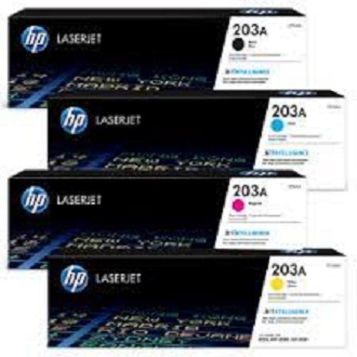 HP 203A ORIGINAL LASERJET TONERS COMPLETE SET – (CF540A/CF541A/CF542A/CF543A)