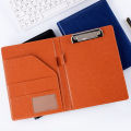 Leather Padfolio Contract Business A5 Portfolio Executive Professional Document Holder for Office Meetings Presentations. 