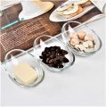 Pack of Two--High Quality Imported Small Boat Shaped Glass Bowl (For Spices, Dip, Sauce, Salt, Pepper, Cooking +Baking, Sweets. 