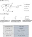 Full HD 1080P Webcam, with Noise Reduction Microphone, Plug and Play USB Webcam, Live Streaming Camera, for Laptop/PC/Mac, Online Learning, Video Calling and Conferencing. 