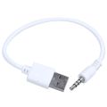 2X White USB Data Sync Cable Lead for Apple iPod Shuffle 1St 2Nd Gen Charger. 