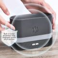 Flame Humidifier Fire Diffuser, Portable Noiseless Mist Air Aromatherapy Diffuser for Essential Oils for Home Office Bedroom with Night Light and No-Water Auto-Off Protection. 
