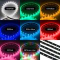 Yellow-30cm 15 LED Waterproof Flexible Car Strip Light Motor Bar String Daytime Running Tape. 