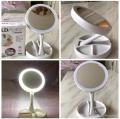 My Foldaway Mirror Led Makeup Double Sided Travel Mirror 10 X Zoom. 