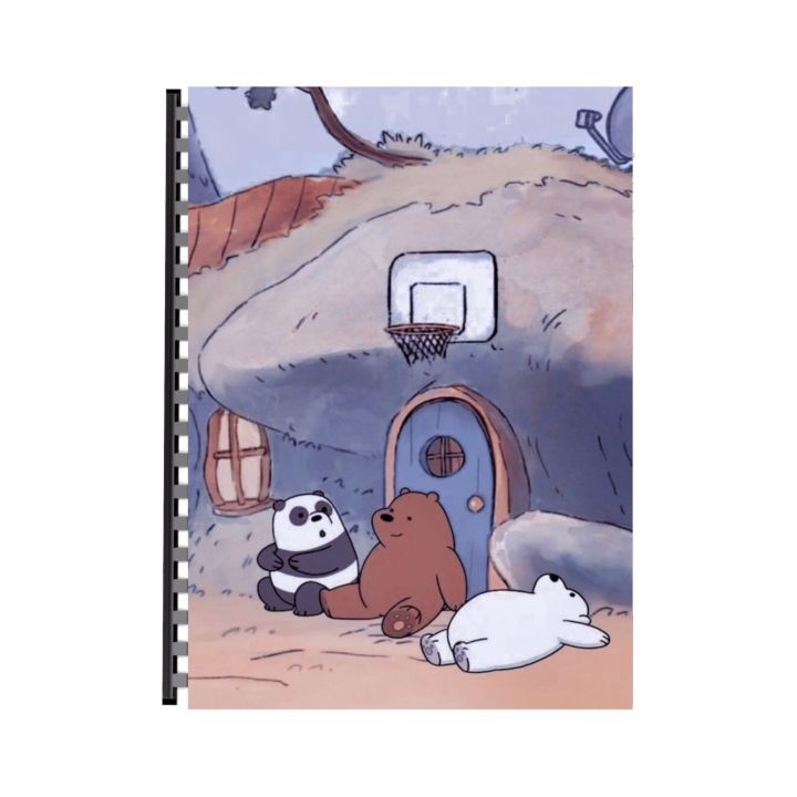 WE BARE BEARS NOTEBOOK A4 SIZE ARTICLE (2136) | Daraz.pk