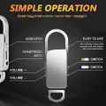 Mini Voice Recorder Keychain 8GB USB Digital Audio Recording Device for Lectures Speeches Meetings Keychain Recorder. 