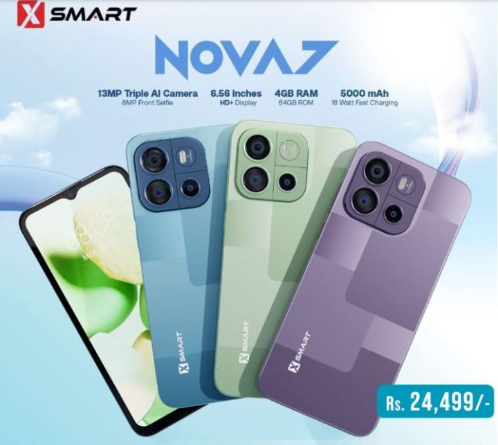 Xsmart Nova 7- 6.56 Inch Display - 4gb RAM - 64GB ROM