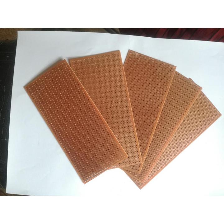 Pack of 5 - vero board Dotted small strip board - Size: 14.5X6.5cm -  VEROBOARD For Projects and Circuits - Dots 24 x 56