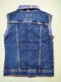 Boys Kids Premium Branded Sleeveless Trendy Printed Collar Denim Jeans Vest Jacket. 