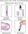 Mini New Refillable Perfume Bottle And Atomizer For Travel, Perfume Atomizer, Spray Scent Pump. 
