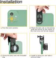 Selvim Phone Camera Lens 4 in 1 Kit: HD Phone Lens Attachments Compatible withMost Smartphone. 