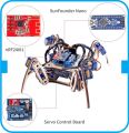 SunFounder STEM Learning Kit Quadruped Robot V2.0 with Remote Control DIY Acrylic Kits for Kids  for Arduino Nano Servo Motor. 