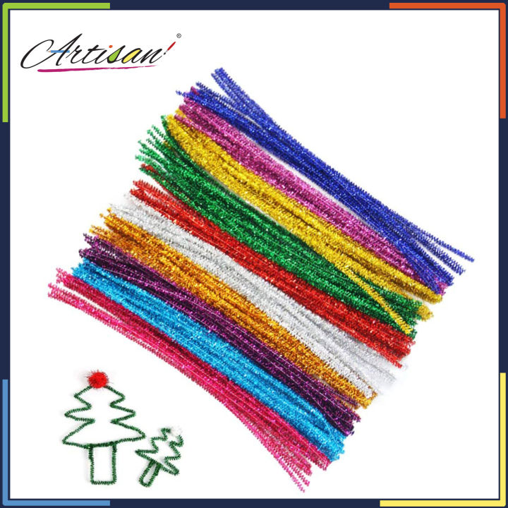 Artisan%20-%20Pack%20of%2050%20-%20Glitter%20Pipe%20Cleaner%20Sticks%20-%20Image%206