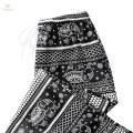 Yoga Pants Boho Thai Beach Baggy Pants Hippy Female Harem Trousers White Fish Scale. 